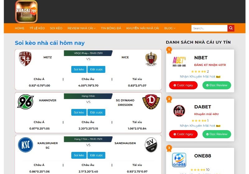 Mách bạn địa chỉ theo dõi trực tiếp bóng đá kèo nhà cái