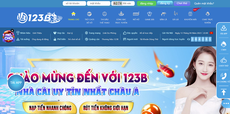 123B – Nhà cái số 1 chuyên Casino uy tín nhất nhì Châu Á