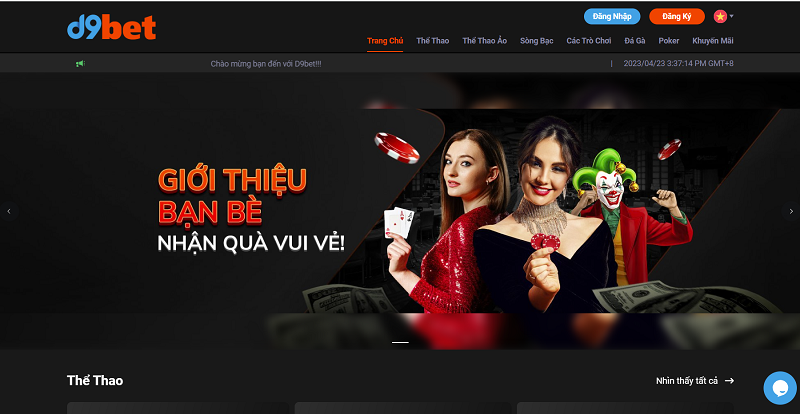 D9BET -  Nhà cái uy tín xanh chín hàng đầu cho cược thủ