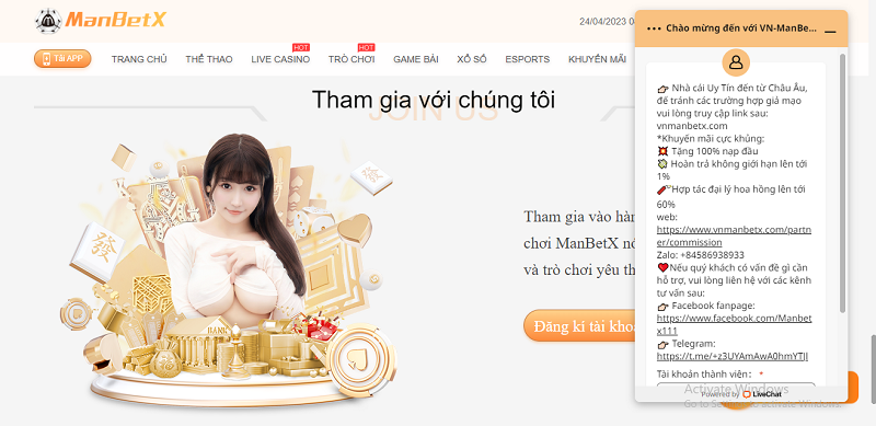 ManbetX – Sòng bài giàu tiềm lực và uy tín số 1 thị trường