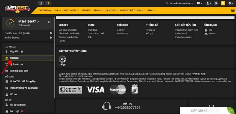 Melbet - Nhà cái cá cược thể thao trực tiếp 4K